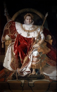 Napoléon 1er sur le trône impérial (Ingres )