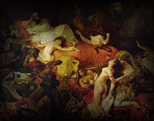 La muerte de Sardanapálo (Géricault)